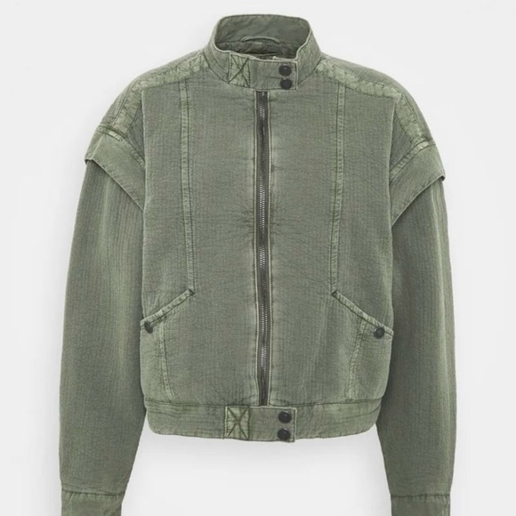Free People Florence Bomber Jacket BNWT - Picture 2 of 4